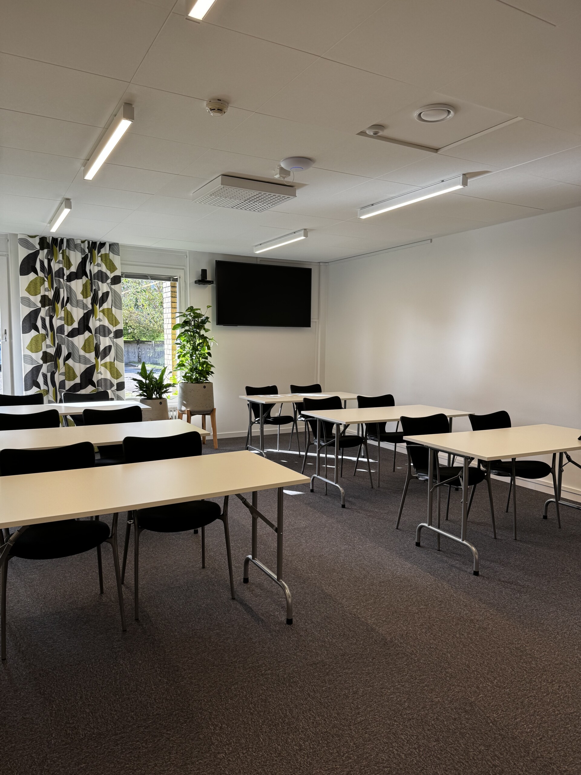 Klassrum med skärm